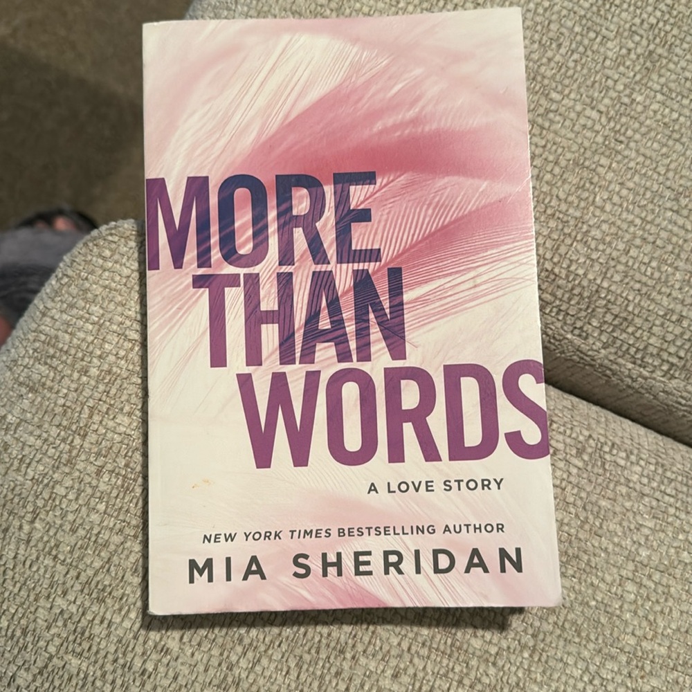Beautiful Love Story Novel by Mia Sheridan 📖 “More Than Words”